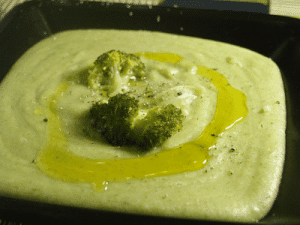 Crema de brócoli